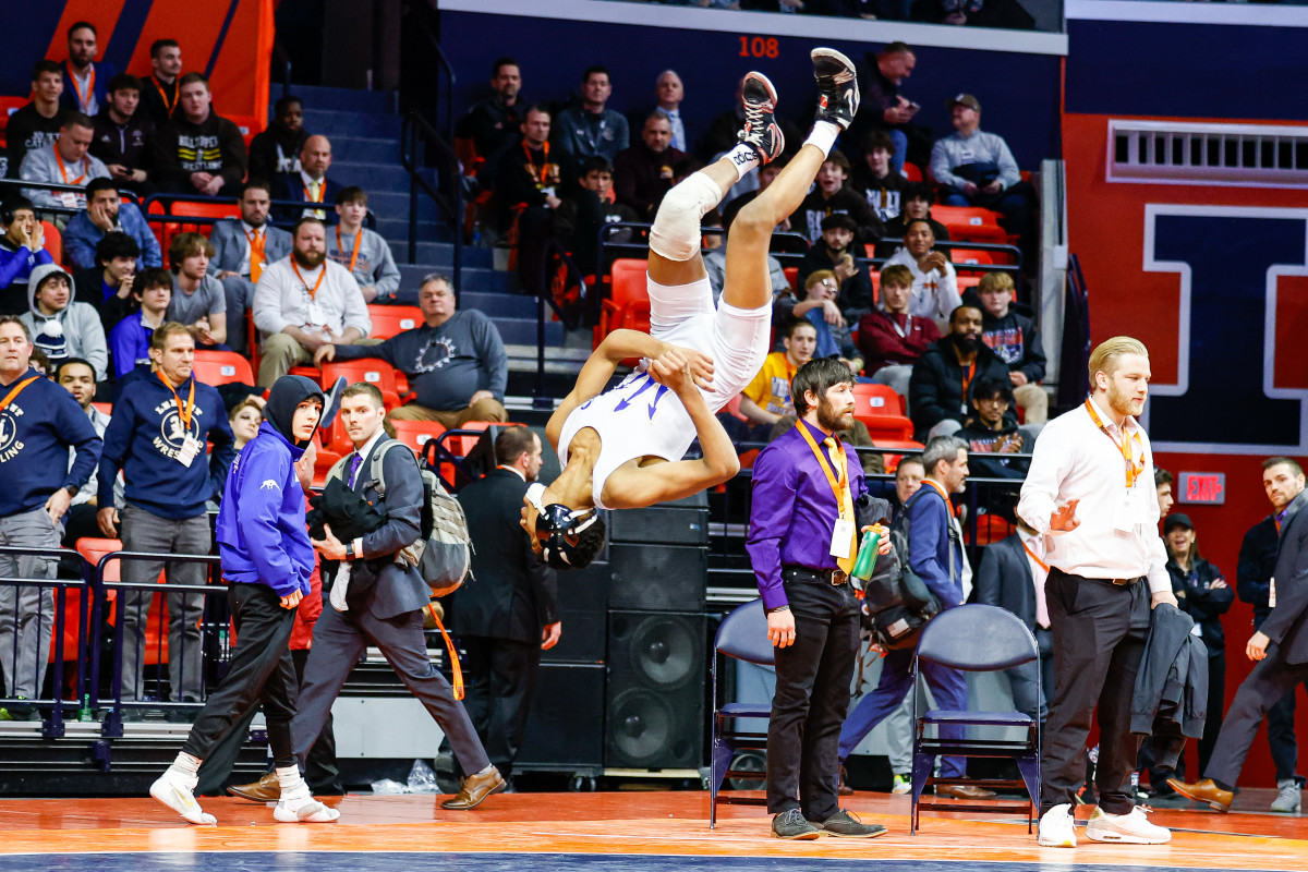 Illinois wrestling championships February 17 2024 Nate Latsch 25973